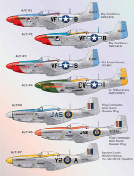 1/48 Lifelike Decals P-51 Mustang p-7