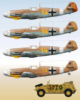 1/72 Lifelike Decals Me 109 p-2 Marseille - MPM Hobbies