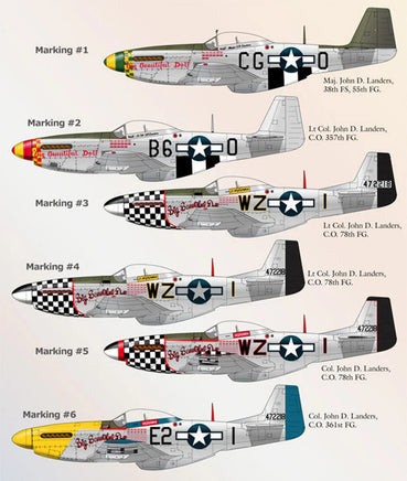 1/72 Lifelike Decals P-51 p-3 - MPM Hobbies