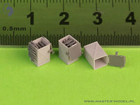 1/35 Master Model Early small (50 round) ammunition cans (D68375) for Browning M2HB .50 cal machine gun (6 pcs) - OPENED - MPM Hobbies