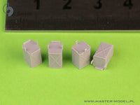 1/35 Master Model Early small (50 round) ammunition cans (D68375) for Browning M2HB .50 cal machine gun (6 pcs) - CLOSED - MPM Hobbies