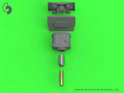 1/72 Master Model StuG III Ausf. A/B/C/D/E - 7.5cm StuK 37 L/24 gun barrel and resin mantlet - MPM Hobbies