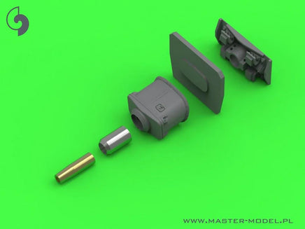 1/72 Master Model StuG III Ausf. A/B/C/D/E - 7.5cm StuK 37 L/24 gun barrel and resin mantlet - MPM Hobbies