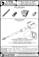 1/72 Master Model StuG III Ausf. F (early) - 7.5cm StuK 40 L/43 gun barrel & resin muzzle brake and mantlet - MPM Hobbies