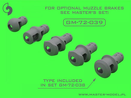 1/72 Master Model StuG III / StuG IV - 7.5cm StuK 40 L/48 gun barrel for "Saukopf" mantlet (mantlet not included) - MPM Hobbies