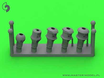 1/72 Master Model Muzzle brakes for 7.5cm PaK/KwK/StuK 40 (5 types) - MPM Hobbies