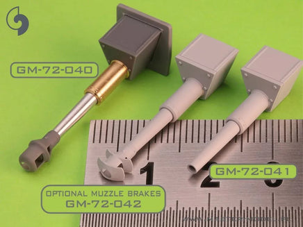 1/72 Master Model Sturmhaubitze 42 - 10.5 cm StuH 42 L/28 gun barrel with resin muzzle brake and mantlet - MPM Hobbies