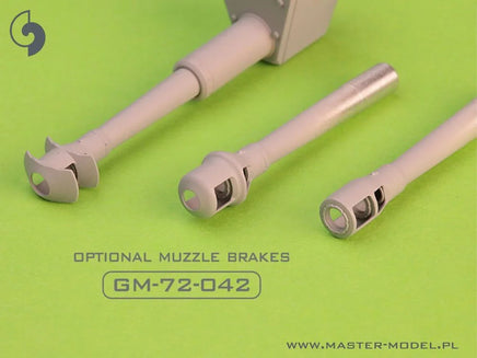 1/72 Master Model Sturmhaubitze 42 - 10.5 cm StuH 42 L/28 gun barrel with resin muzzle brake and mantlet - MPM Hobbies