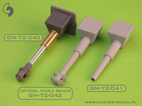 1/72 Master Model Sturmhaubitze 42 - 10.5 cm StuH 42 L/28 gun barrel with resin mantlet (version with straight barrel WITHOUT muzzle brake) - MPM Hobbies