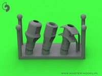 1/72 Master Model Muzzle brakes for 10.5cm leFH 18(M). leFH 18/40. StuH 42 (used in towed artillery and vehicles e.g. Wespe. StuH 42) - MPM Hobbies