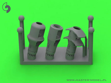 1/72 Master Model Muzzle brakes for 10.5cm leFH 18(M). leFH 18/40. StuH 42 (used in towed artillery and vehicles e.g. Wespe. StuH 42) - MPM Hobbies