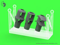 1/72 Master Model Muzzle brakes for 10.5cm leFH 18(M). leFH 18/40. StuH 42 (used in towed artillery and vehicles e.g. Wespe. StuH 42) - MPM Hobbies