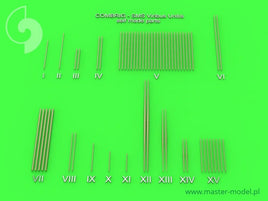 1/350 Master Model SMS Viribus Unitis - masts yards and other turned parts set - fits Combrig model