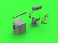1/350 Master Model SMS Emden - 105 cm SK L/40 guns - (resin PE and turned parts) - (6pcs shielded and 4pcs open mount)