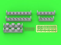 1/350 Master Model SMS Emden - 105 cm SK L/40 guns - (resin PE and turned parts) - (6pcs shielded and 4pcs open mount)