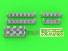 1/350 Master Model SMS Emden - 105 cm SK L/40 guns - (resin PE and turned parts) - (6pcs shielded and 4pcs open mount)
