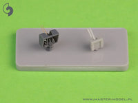 1/350 Master Model French Light Cruiser Marseillaise armament - 152mm (9pcs), 90mm (8pcs), 13,2mm (8pcs) barrels with resin mounts (for Trumpeter kit)