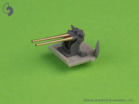 1/350 Master Model French Light Cruiser Marseillaise armament - 152mm (9pcs), 90mm (8pcs), 13,2mm (8pcs) barrels with resin mounts (for Trumpeter kit)