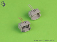 1/350 Master Model French Light Cruiser Marseillaise armament - 152mm (9pcs), 90mm (8pcs), 13,2mm (8pcs) barrels with resin mounts (for Trumpeter kit)