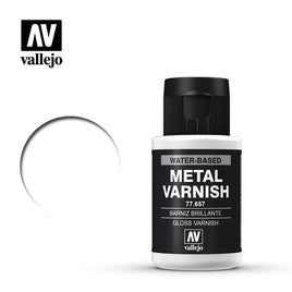 Vallejo 32ml Gloss Metal Varnish - 77657