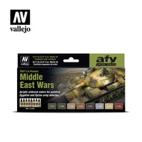 Vallejo 17ml Set of 8 Middle East Wars (1967’s to Present) - 71619