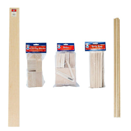 Midwest Products Balsa 1/4"x1/2"x36" Strips.