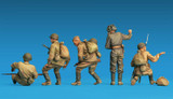 1/35 Miniart WWII Soviet Soldiers Riders (5) w/ Weapons & Equipment (Special Edition)