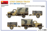 1/35 Miniart G7107 1.5t 4x4 Cargo Truck w/Ben Hur Trailer