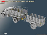 1/35 Miniart G7107 1.5t 4x4 Cargo Truck w/Ben Hur Trailer