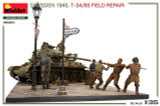 1/35 Miniart Dresden 1945. T-34/85 FIELD REPAIR. BIG SET