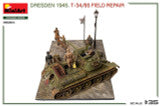 1/35 Miniart Dresden 1945. T-34/85 FIELD REPAIR. BIG SET