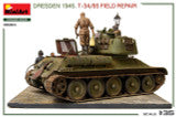 1/35 Miniart Dresden 1945. T-34/85 FIELD REPAIR. BIG SET