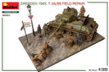 1/35 Miniart Dresden 1945. T-34/85 FIELD REPAIR. BIG SET
