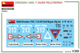 1/35 Miniart Dresden 1945. T-34/85 FIELD REPAIR. BIG SET