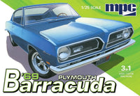 1/25 MPC 1969 Plymouth Barracuda Plastic Model Kit