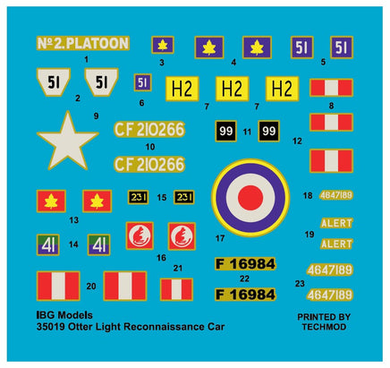 1/35 IBG Model Otter Light Reconnaissance Car 35019