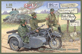 1/35 IBG Model BMW R12 with sidecar – Military Versions 35002