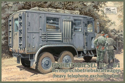 1/35 Einheitsdiesel Kfz.61 Fernsprechbetriebskraftwagen (Heavy Telephone Exchange Van) 35004
