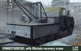 1/35 IBG Model Einheitsdiesel with Bilstein Recovery Crane 35006