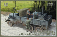 1/35 IBG Models Einheitsdiesel with Small Field Kitchen Hf. 14 35007