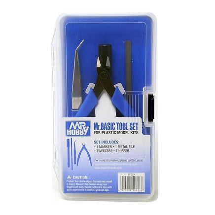 Mr. Hobby Mr. Basic Tool Set for Plastic Model Kits BF003 - MPM Hobbies
