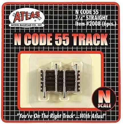 N Atlas Code 55 .75" STRAIGHT- (6 PCS) 2008 - MPM Hobbies