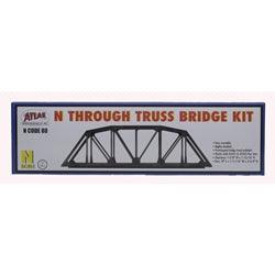 N Atlas Code 80 THROUGH TRUSS BRIDGE KIT - SILVER 2571 - MPM Hobbies