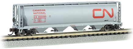 N Bachmann Canadian National - 4 Bay Cylindrical Grain Hopper 19163 - MPM Hobbies