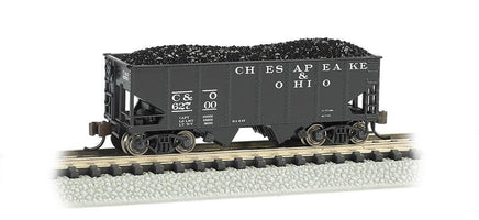 N Bachmann Chesapeake & Ohio - USRA 55 Ton 2 Bay Hopper 19555 - MPM Hobbies