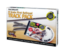 N Bachmann E-Z NS World's Greatest Hobby First Railroad Track Pack 44896 - MPM Hobbies