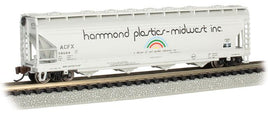 N Bachmann Hammond Plastics #58468 - ACF 50' 4-bay Center-Flow Hopper 17563 - MPM Hobbies