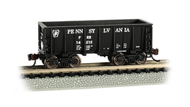N Bachmann Pennsylvania Railroad #14515 (Black) - Ore Car 18657 - MPM Hobbies