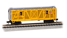 N Bachmann Union Pacific #43013 w/Horses - Animated Stock Car 19752 - MPM Hobbies