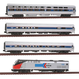 N Kato Amfleet Viewliner Intercity Express Phase VI 3-Car Set W/Lighting 10662861 - MPM Hobbies